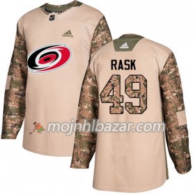 Dresovi Carolina Hurricanes Victor Rask 49 Adidas 2017-2018 Camo Veterans Day Practice Authentic - Muške